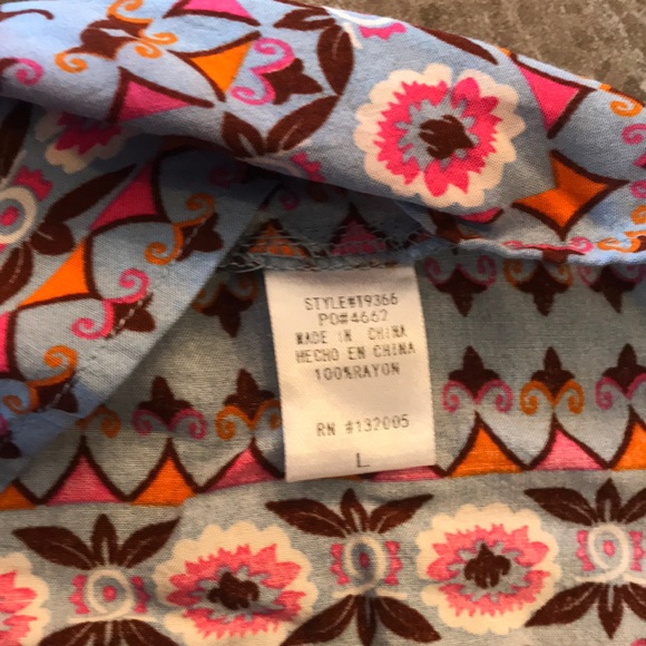 Entro- Anthropologie Indi Print Boho Tunic - Picture 5 of 6